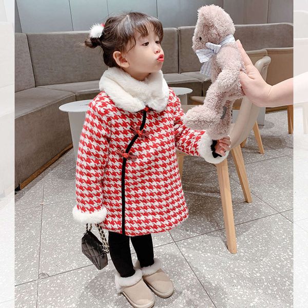 princs baby 2020 skirt winter plush girl new year drs children's cheongsam foreign sle, Red;yellow
princs baby 2020 skirt winter plush girl new year drs children's cheongsam foreign sle, Red;yellow