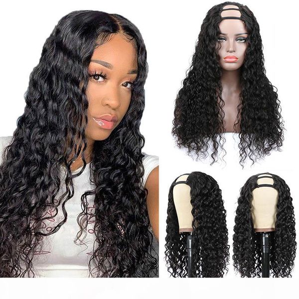 curly u part wig brazilian human hair for black women kinky curly u part wig glueless 2x4inch remy hair wig, Black;brown 
curly u part wig brazilian human hair for black women kinky curly u part wig glueless 2x4inch remy hair wig, Black;brown
