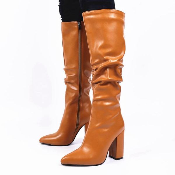 large sizes 43 pointed toe high heels fashion elegant party lady winter shoes women boots female, Black
large sizes 43 pointed toe high heels fashion elegant party lady winter shoes women boots female, Black