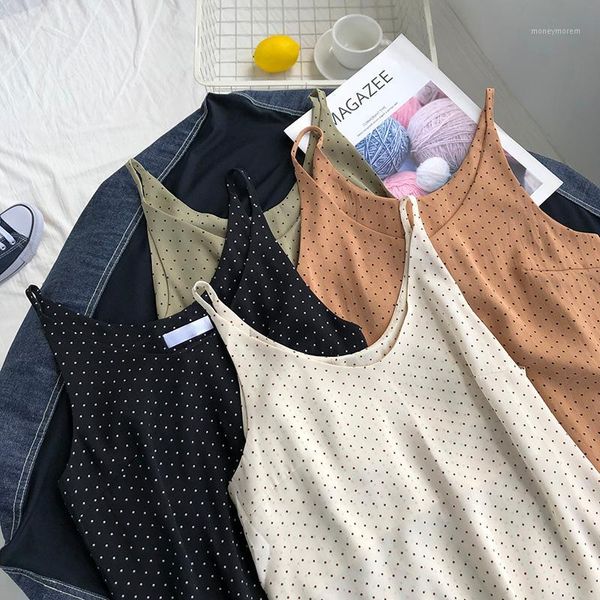 obrix casual female polka dot pattern camis o-neck light chiffon summer light streetwear fashion tank for women1, White
obrix casual female polka dot pattern camis o-neck light chiffon summer light streetwear fashion tank for women1, White