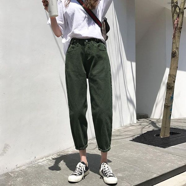 loose harem women's jeans female candy color spring 2020 jeans women high waist denim pencil pants winter trousers, Blue
loose harem women's jeans female candy color spring 2020 jeans women high waist denim pencil pants winter trousers, Blue