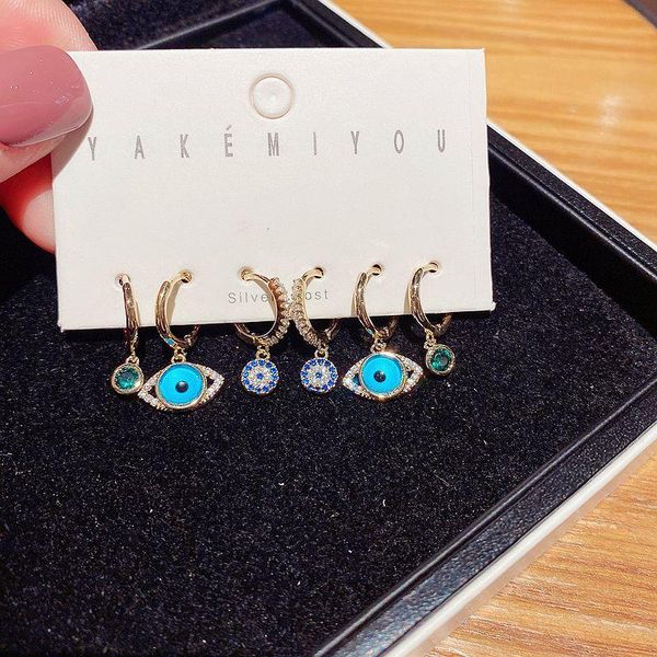 dangle & chandelier mixed styles turkish blue evil eye earrings set gold color cubic zirconia drop for women party jewelry, Silver
dangle & chandelier mixed styles turkish blue evil eye earrings set gold color cubic zirconia drop for women party jewelry, Silver
