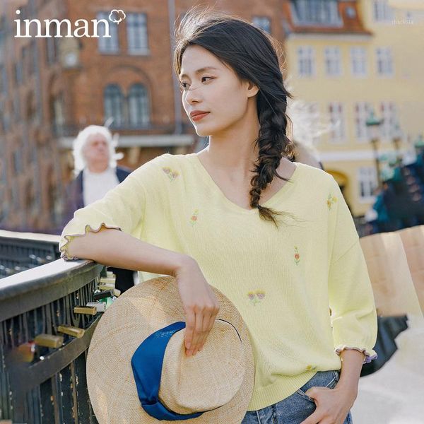 inman 2020 spring new arrival literary pure and fresh v-line collar patchwork color lace sleeve loose pullover1, White;black
inman 2020 spring new arrival literary pure and fresh v-line collar patchwork color lace sleeve loose pullover1, White;black