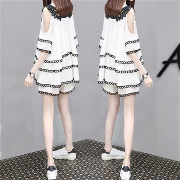 korean women two outfits will see off the shoulder *pants of women's clothes short ensembles for female kast, White
korean women two outfits will see off the shoulder *pants of women's clothes short ensembles for female kast, White