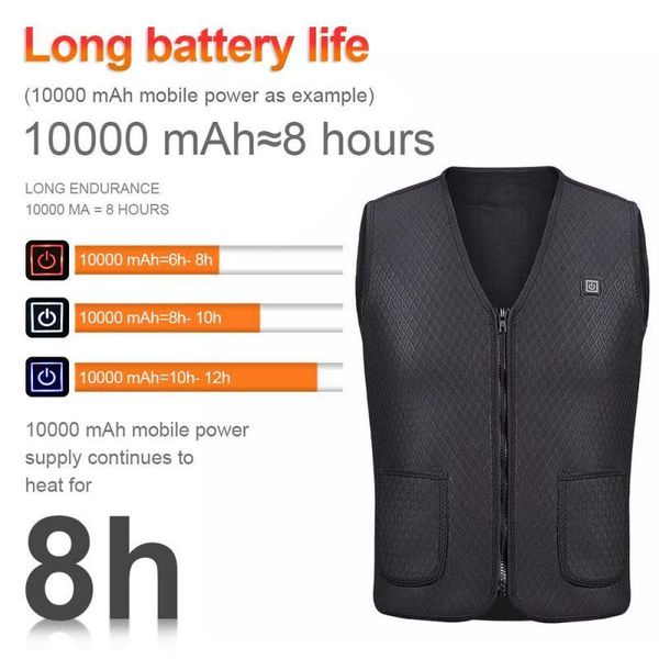 outdoor t-shirts men electric usb heated warm vest smart heating cotton infrared coat women flexible thermal jacket winter clothing, Gray;blue
outdoor t-shirts men electric usb heated warm vest smart heating cotton infrared coat women flexible thermal jacket winter clothing, Gray;blue