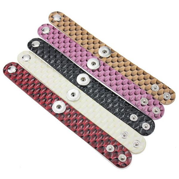 5 colors leather snap bracelet vintage wide leather punk 18mm snap button bracelet for 18mm snap buttons bbyemc, Golden;silver 
5 colors leather snap bracelet vintage wide leather punk 18mm snap button bracelet for 18mm snap buttons bbyemc, Golden;silver