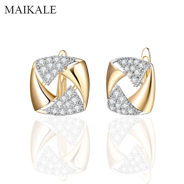 stud maikale micro wax inlay hollow square gold earrings luxury fashion natural zirconia for women jewelry brincos, Golden;silver
stud maikale micro wax inlay hollow square gold earrings luxury fashion natural zirconia for women jewelry brincos, Golden;silver