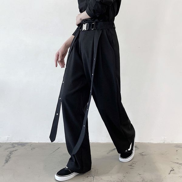2021 new black personality streamer loose straight stylist men's hair nightclub casual pants fashion ick1
2021 new black personality streamer loose straight stylist men's hair nightclub casual pants fashion ick1