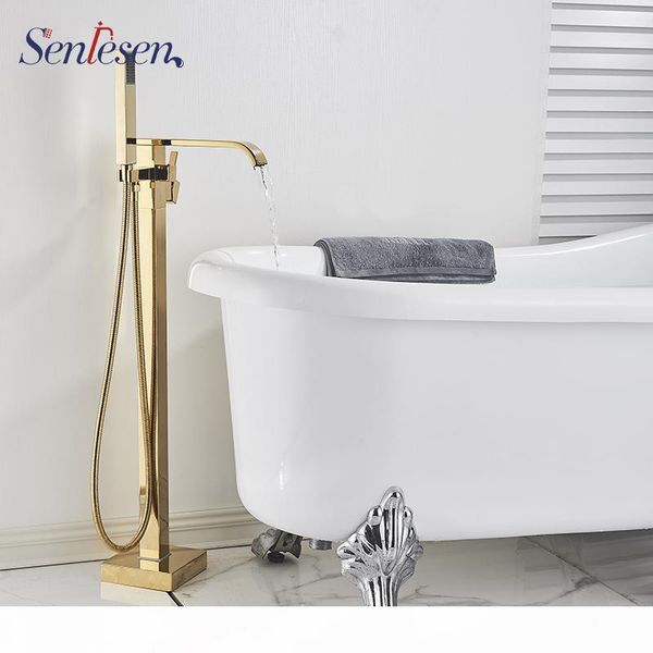 senlesen golden bathtub faucet floor standing waterfall spout mixer bath brass shower faucet mixer tap tub shower
senlesen golden bathtub faucet floor standing waterfall spout mixer bath brass shower faucet mixer tap tub shower