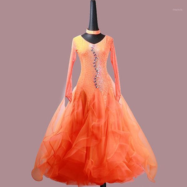 modern dance competition skirt high-end new ballroom dance dress ballroom waltz performance costume1, Black;red
modern dance competition skirt high-end new ballroom dance dress ballroom waltz performance costume1, Black;red