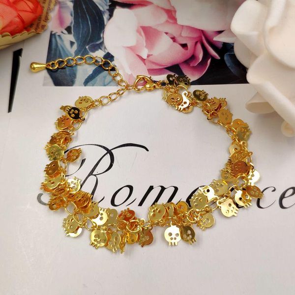 2020 pure copper skull peace star bracelet gold silver-plate heart love women female lady wedding party ad025-030, Golden;silver
2020 pure copper skull peace star bracelet gold silver-plate heart love women female lady wedding party ad025-030, Golden;silver