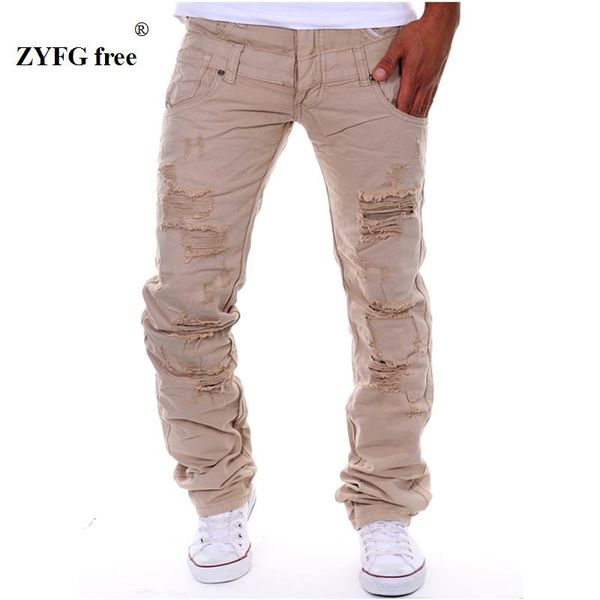new style men's fashion leisure long overalls pants men personality many holes decorate popular casual cargo pants full length, Black
new style men's fashion leisure long overalls pants men personality many holes decorate popular casual cargo pants full length, Black