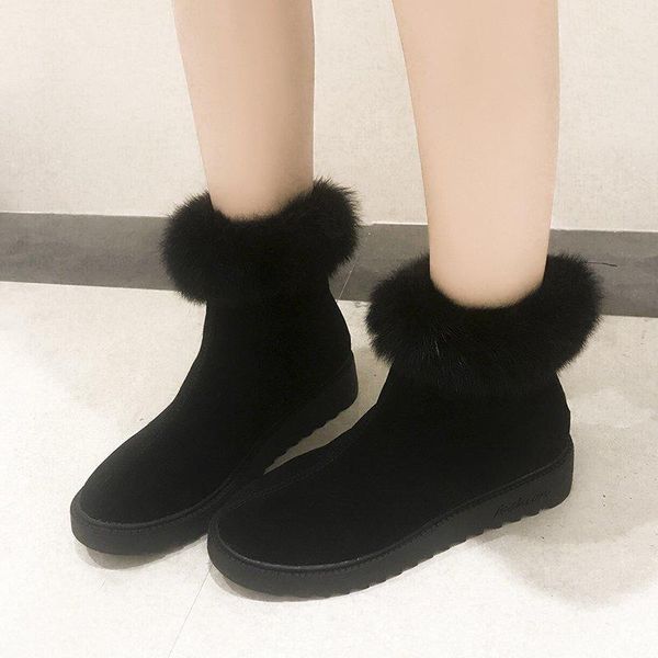 women's winter ankle boots platform snow ladies plush sneakers casual flat shoes woman footwear rubber botas mujer, Black
women's winter ankle boots platform snow ladies plush sneakers casual flat shoes woman footwear rubber botas mujer, Black