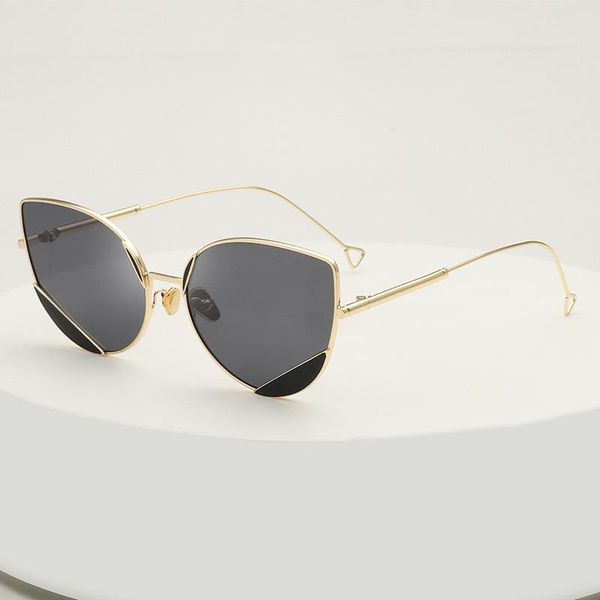 sunglasses fashion metal trimmed cat's eye male and female ocean gafas de sol los hombres, White;black
sunglasses fashion metal trimmed cat's eye male and female ocean gafas de sol los hombres, White;black