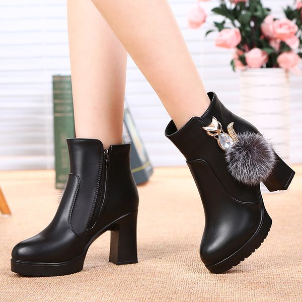 2021 new fashionable autumn black leather women's six inches of heel thick metal fox buckle strap snow boots 34-42 vqzb
2021 new fashionable autumn black leather women's six inches of heel thick metal fox buckle strap snow boots 34-42 vqzb