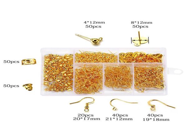 300pcs box earring back ser stud ear hook wire clasp with bead earring basic needle for diy jewelry making kit h wmtcyi, Silver
300pcs box earring back ser stud ear hook wire clasp with bead earring basic needle for diy jewelry making kit h wmtcyi, Silver