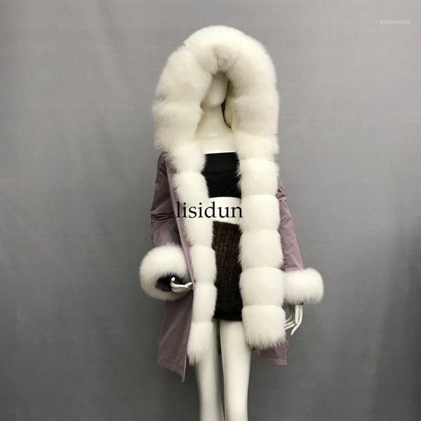 women's fur & faux 2021 natural coat silver collar plus size long winter jacket rex liner red hooded thick warm parks disass1, Black
women's fur & faux 2021 natural coat silver collar plus size long winter jacket rex liner red hooded thick warm parks disass1, Black