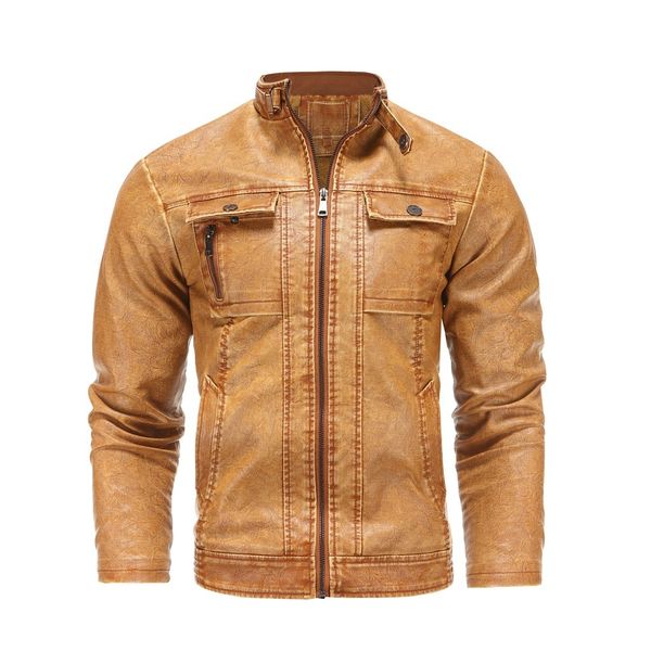 2021 the new autumn of the young men's lean retro winter jackets plutonium leather collar male sports clothes jacket chaqueta hombre 2v, Black
2021 the new autumn of the young men's lean retro winter jackets plutonium leather collar male sports clothes jacket chaqueta hombre 2v, Black