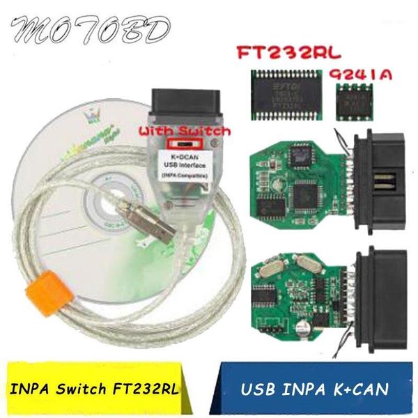 car diagnostic tool connect cable 3 type optional inpa for bm k+can ft232rl chip with switch1
car diagnostic tool connect cable 3 type optional inpa for bm k+can ft232rl chip with switch1