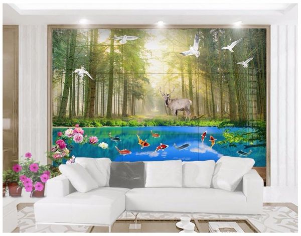 3d wallpaper custom 3d wall mural wallpaper landscape beautiful green forest elk scenery tooling background wall1
3d wallpaper custom 3d wall mural wallpaper landscape beautiful green forest elk scenery tooling background wall1