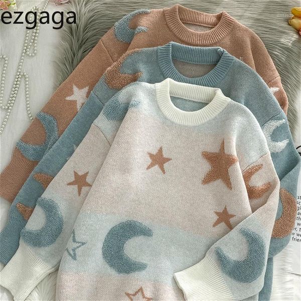 women's sweaters ezgaga women knitted autumn korean fashion o-neck long sleeve loose embroidery star moon lady pullovers outwear casual, White;black
women's sweaters ezgaga women knitted autumn korean fashion o-neck long sleeve loose embroidery star moon lady pullovers outwear casual, White;black