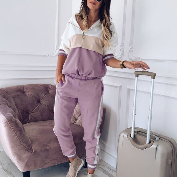 conjunto lounge wear plus size tracksuit women jogging femme two piece pants set autumn chandal loose suits mujer deportivo c0129, Black;white
conjunto lounge wear plus size tracksuit women jogging femme two piece pants set autumn chandal loose suits mujer deportivo c0129, Black;white