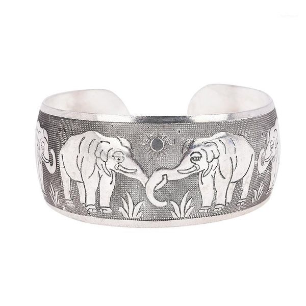 beautiful vintage elephant tortoise printing bracelets wide tibet silver plated cuff bracelets bangles1, Black
beautiful vintage elephant tortoise printing bracelets wide tibet silver plated cuff bracelets bangles1, Black