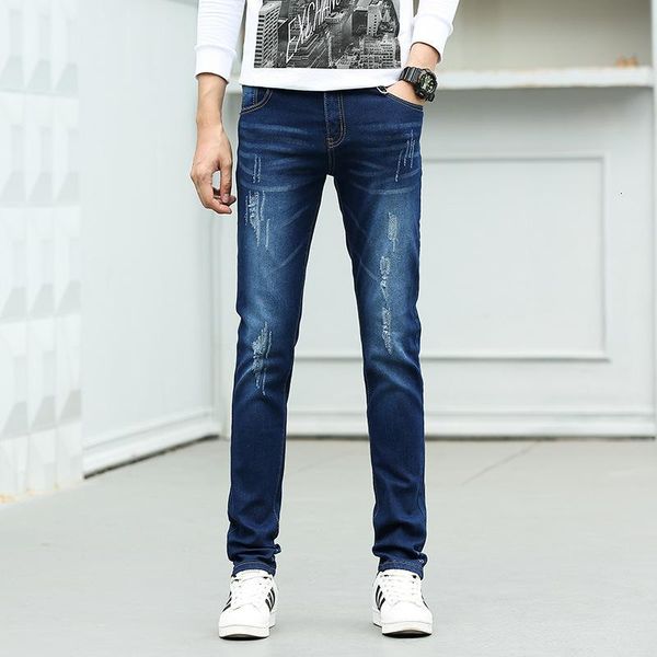 2019 spring summer streetwear men's new brand fashion slim fit men ny long jeans plus size, Blue
2019 spring summer streetwear men's new brand fashion slim fit men ny long jeans plus size, Blue