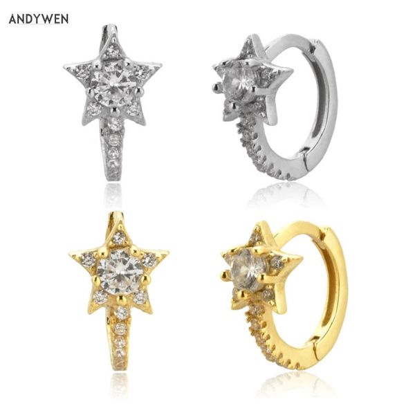andywen 925 sterling silver star circle huggies 2020 hoops 8.5mm loop piercing luxury solid jewelry for women, Golden;silver
andywen 925 sterling silver star circle huggies 2020 hoops 8.5mm loop piercing luxury solid jewelry for women, Golden;silver