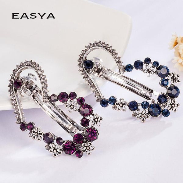 hair clips & barrettes easya vintage antique metal crystal heart hairgrips purple blue butterfly flower hairpins for women's accessorie, Golden;silver
hair clips & barrettes easya vintage antique metal crystal heart hairgrips purple blue butterfly flower hairpins for women's accessorie, Golden;silver
