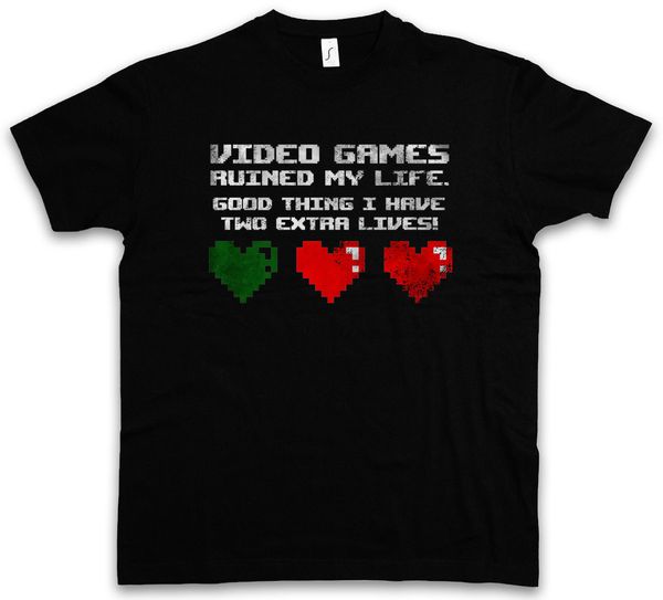 video games ruined my life t-shirt good thing i have two extra lives gamer fun new 2018 short-sleeve t shirt sport hooded sweatshirt hoodie
video games ruined my life t-shirt good thing i have two extra lives gamer fun new 2018 short-sleeve t shirt sport hooded sweatshirt hoodie