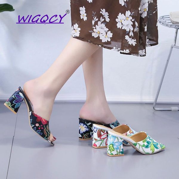 2021 brand elegant print chunky heels summer women's shoes woman sandals leisure slippers comfortable open toe slip-on slides, Black
2021 brand elegant print chunky heels summer women's shoes woman sandals leisure slippers comfortable open toe slip-on slides, Black