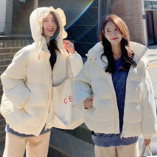 cotton short jacket women's new winter bread jacket in 2019 korean version sunhat cotton loose bf1, Black
cotton short jacket women's new winter bread jacket in 2019 korean version sunhat cotton loose bf1, Black