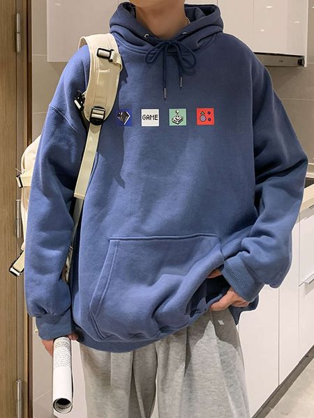 autumn coat men's trend ins hooded plush sweater loose winter 2020 new, Black
autumn coat men's trend ins hooded plush sweater loose winter 2020 new, Black