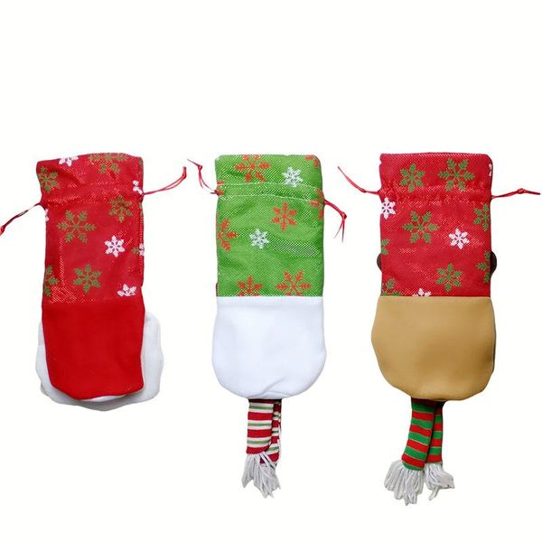 1pc creative santa claus snowman elk gift bags christmas red wine bottle cover dining table party xmas gift supplies qyleny bdesybag
1pc creative santa claus snowman elk gift bags christmas red wine bottle cover dining table party xmas gift supplies qyleny bdesybag