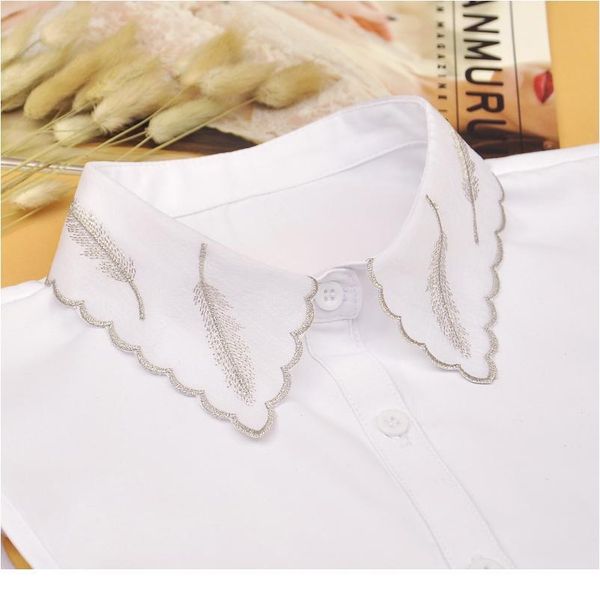 embroidery fake collar women detachable collars lapel shirt white false collar shirt female kragen sahte yaka kraagje n qylzij, Blue;red
embroidery fake collar women detachable collars lapel shirt white false collar shirt female kragen sahte yaka kraagje n qylzij, Blue;red