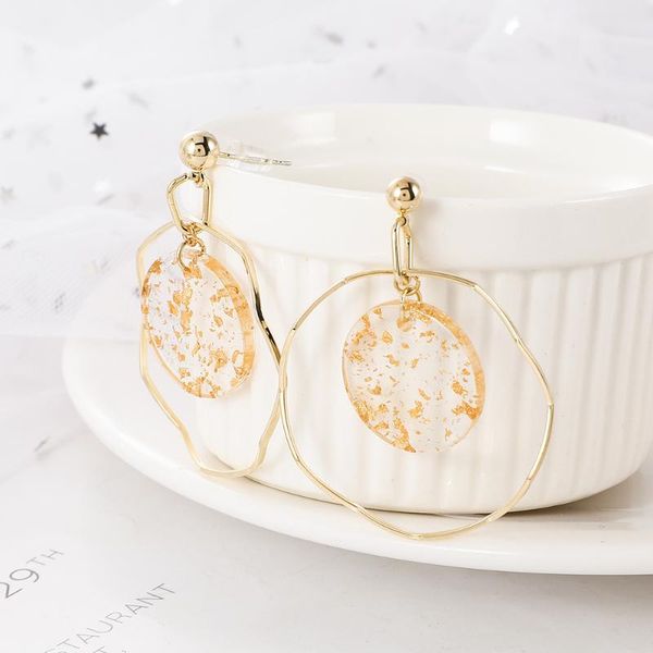 dangle & chandelier wybu est summer style metal circle drop earring for women transparent acrylic pendant trendy jewelry, Silver
dangle & chandelier wybu est summer style metal circle drop earring for women transparent acrylic pendant trendy jewelry, Silver
