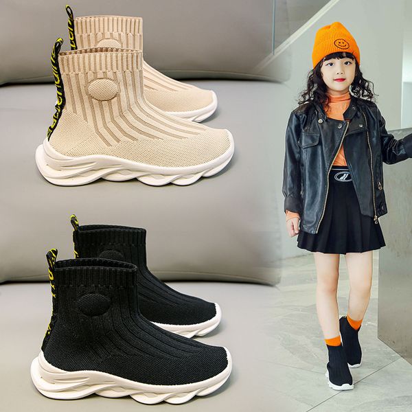 2020 spring and summer tide models wild stretch knit socks shoes women children's shoes girls and boys shoes, Black;red
2020 spring and summer tide models wild stretch knit socks shoes women children's shoes girls and boys shoes, Black;red