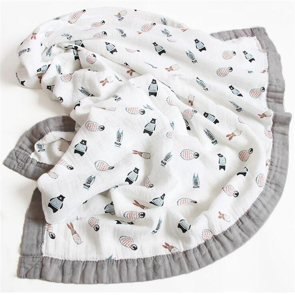 120*110cm 6 layers bamboo baby muslin blanket newborn swaddles soft blankets bath gauze infant wrap sleepsack multi-use diaper 1016
120*110cm 6 layers bamboo baby muslin blanket newborn swaddles soft blankets bath gauze infant wrap sleepsack multi-use diaper 1016