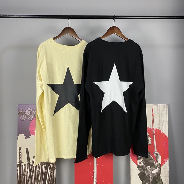 wome men designer fogg essentialss double line high street los angeles stars long sleeve shirt, Black
wome men designer fogg essentialss double line high street los angeles stars long sleeve shirt, Black