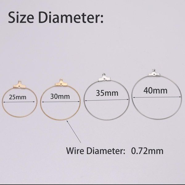 30pcs 25 30 35 40mm hanging earrings big circle ear wire hoops earrings wires ear hooks for diy jewelry making material h bbyaxu, White
30pcs 25 30 35 40mm hanging earrings big circle ear wire hoops earrings wires ear hooks for diy jewelry making material h bbyaxu, White