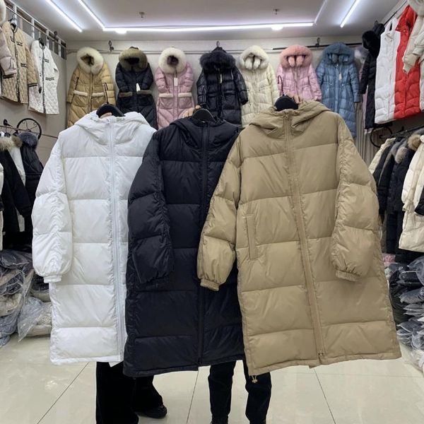 in knee-high hooded han edition more comfortable niche clothing manufacturers selling winter 90 white duck down bread, Black
in knee-high hooded han edition more comfortable niche clothing manufacturers selling winter 90 white duck down bread, Black