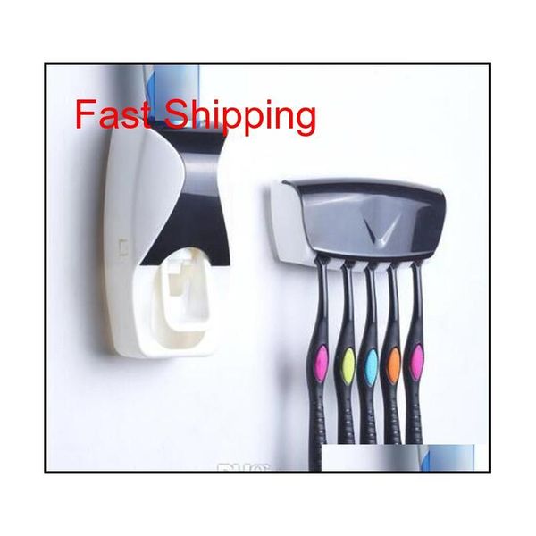 bathroom gadgets matic toothpaste dispenser + 5pcs toothbrush holder set wall mount rack bath oral ba qylttt homes2011
bathroom gadgets matic toothpaste dispenser + 5pcs toothbrush holder set wall mount rack bath oral ba qylttt homes2011