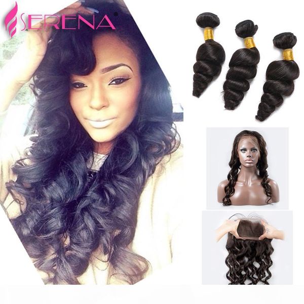 360 lace frontal with bundle brazilian loose wave 360 frontal with bundles 360 lace frontal closure with 3bundles human hair, Black;brown
360 lace frontal with bundle brazilian loose wave 360 frontal with bundles 360 lace frontal closure with 3bundles human hair, Black;brown