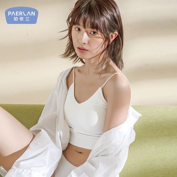 paerlan can wear a sling female vest bra bra integrated bottoming with chest pad without wearing underwear 201202, Red;black
paerlan can wear a sling female vest bra bra integrated bottoming with chest pad without wearing underwear 201202, Red;black