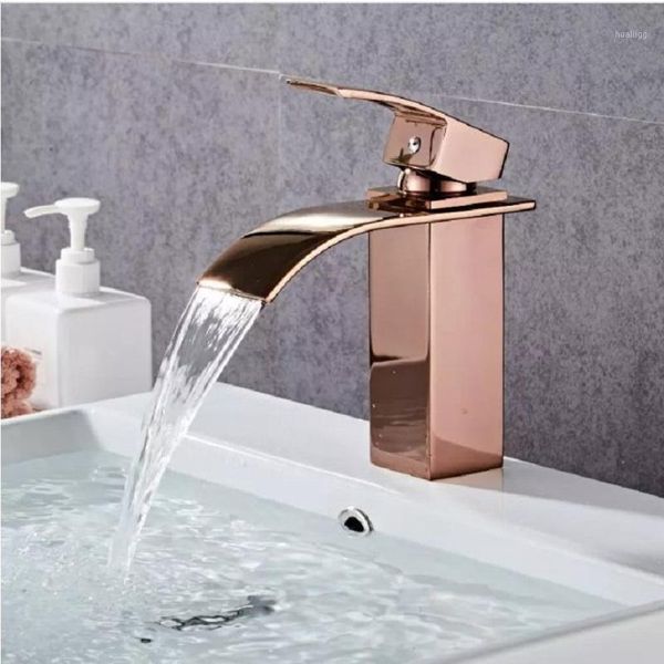 rose gold bathroom faucet brass bathroom basin faucet cold and waterfall mixer sink tap single handle deck mounted tap1
rose gold bathroom faucet brass bathroom basin faucet cold and waterfall mixer sink tap single handle deck mounted tap1