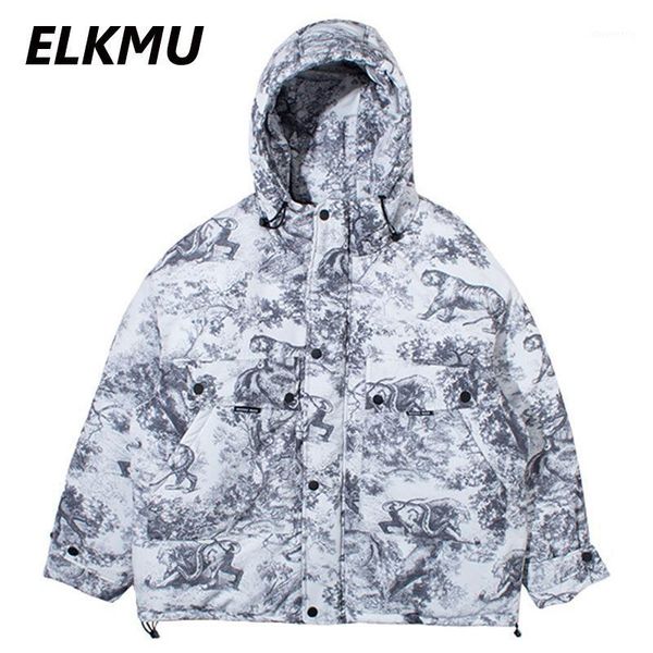 men's down & parkas elkmu white cargo parka padded jackets winter thick warm jacket coat animal graffiti streetwear harajuku hooded out, Black
men's down & parkas elkmu white cargo parka padded jackets winter thick warm jacket coat animal graffiti streetwear harajuku hooded out, Black