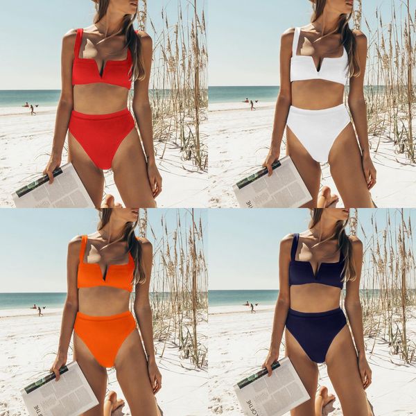 bikini women fashion push-up padded bra beach bikini set swimsuit beachwear swimwear q0105, White;black
bikini women fashion push-up padded bra beach bikini set swimsuit beachwear swimwear q0105, White;black
