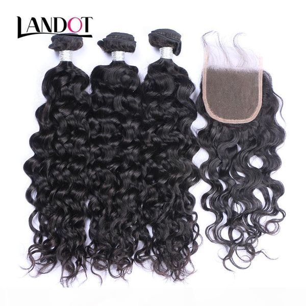 peruvian malaysian indian brazilian virgin hair 3 bundles with lace closure natural wave wet and wavy water wave curly mink human hair weave, Black
peruvian malaysian indian brazilian virgin hair 3 bundles with lace closure natural wave wet and wavy water wave curly mink human hair weave, Black