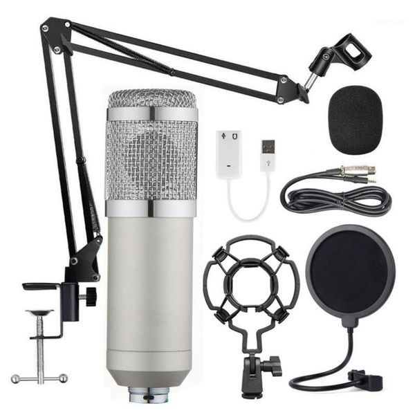 microphones bm-800 hanging microphone kit, live broadcast recording large diaphragm condenser set (silver)1
microphones bm-800 hanging microphone kit, live broadcast recording large diaphragm condenser set (silver)1
